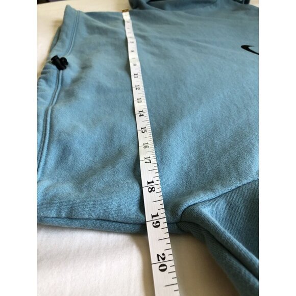 Nike Sportswear Women's Swoosh Crew Sweatshirt XS Cerulean Cropped Athleisure - Picture 5 of 6